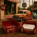 Distributeur de serviettes cannette "Coca Cola"