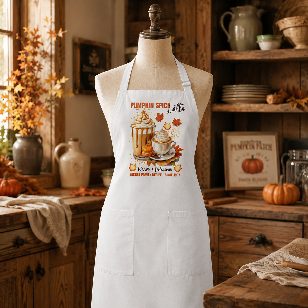 Tablier "Pumpkin Spice Latte"