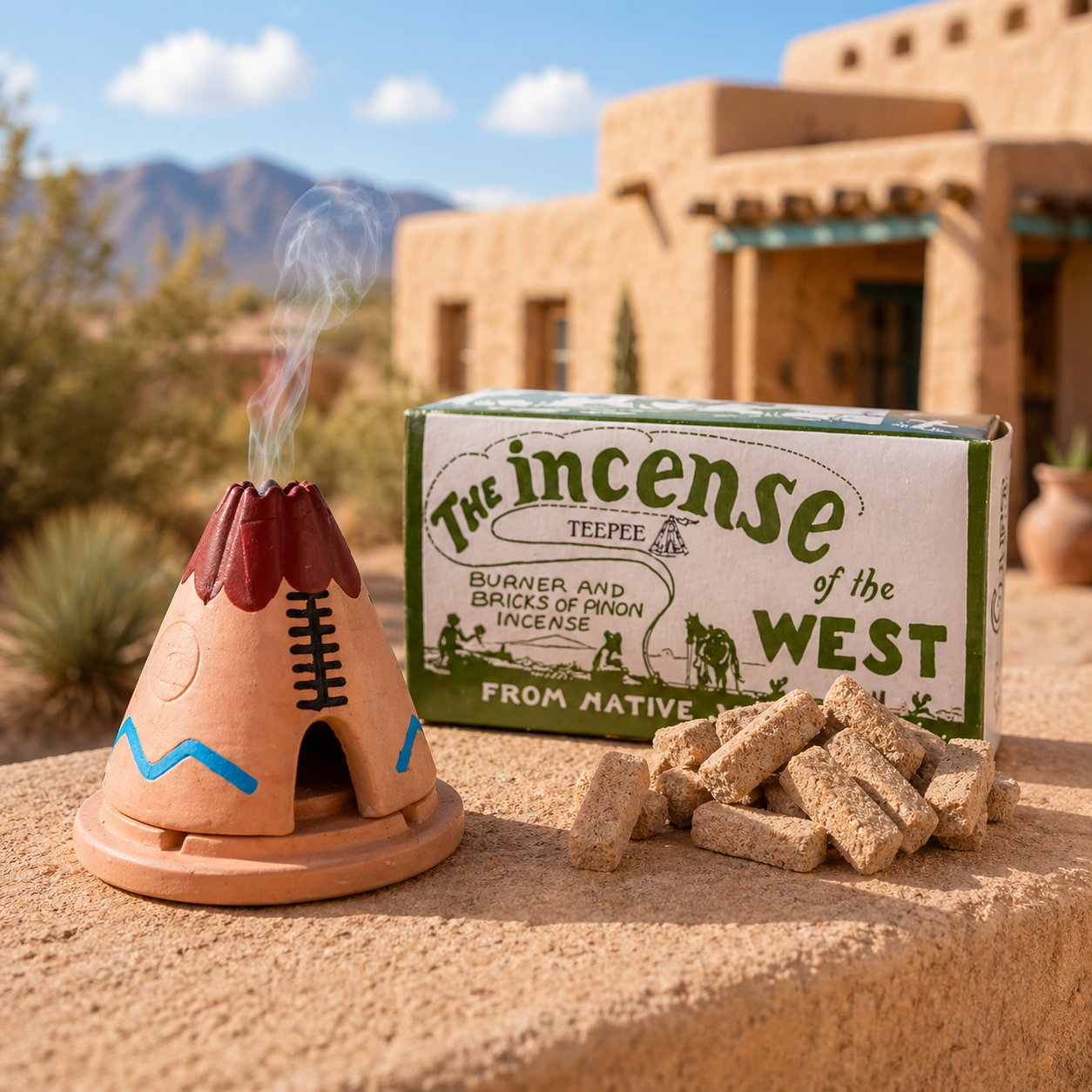 Boîte brûleur "Teepee" & Batônnets "Piñon"