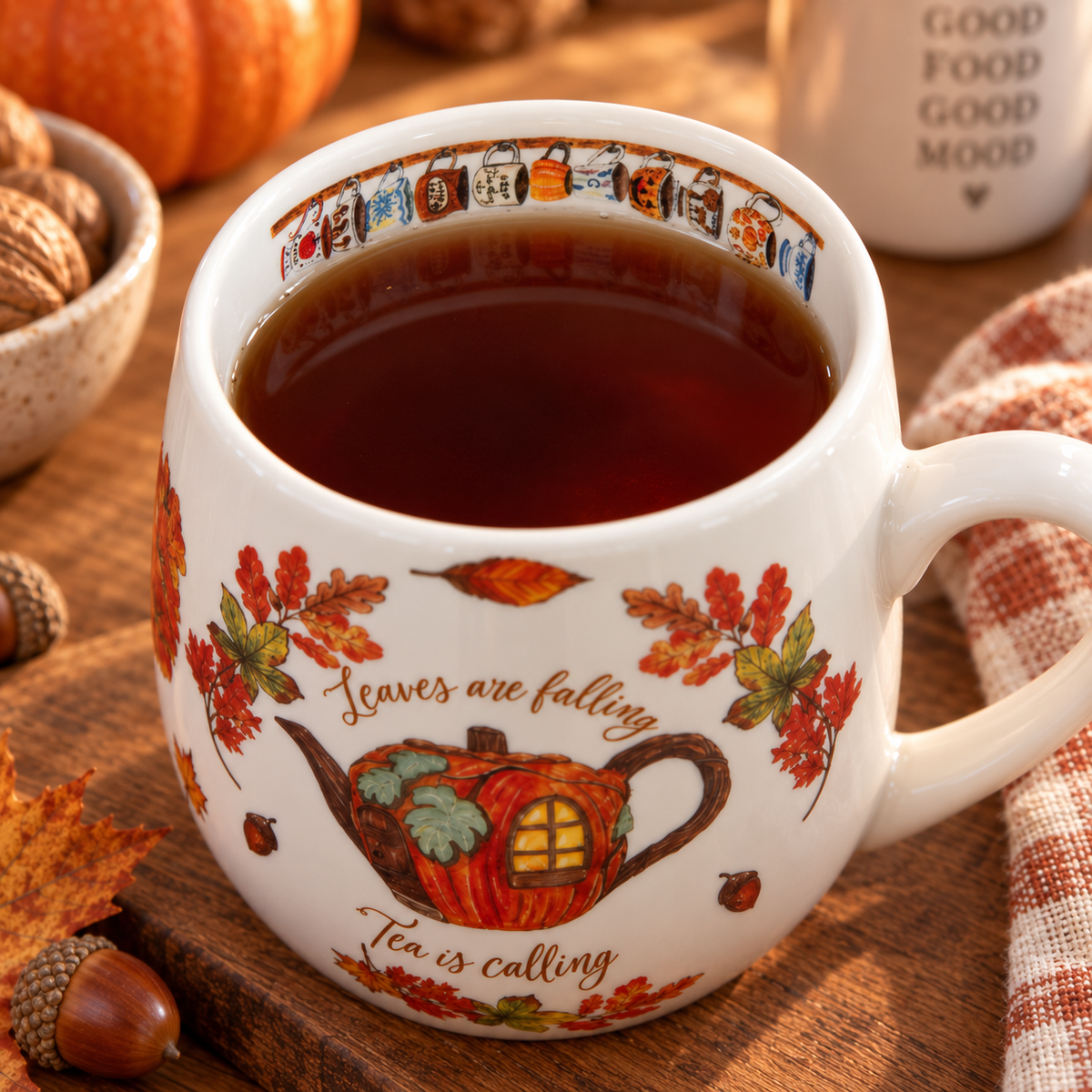 Mug Théière d'automne Caro From Woodland