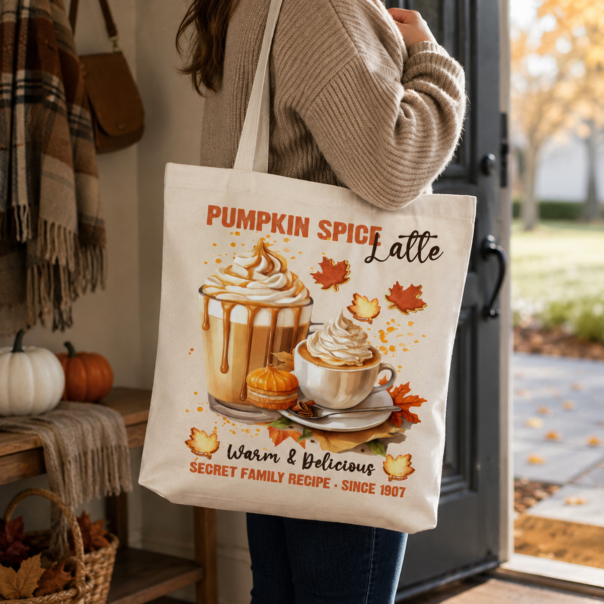 Tote Bag "Pumpkin Spice Latte"
