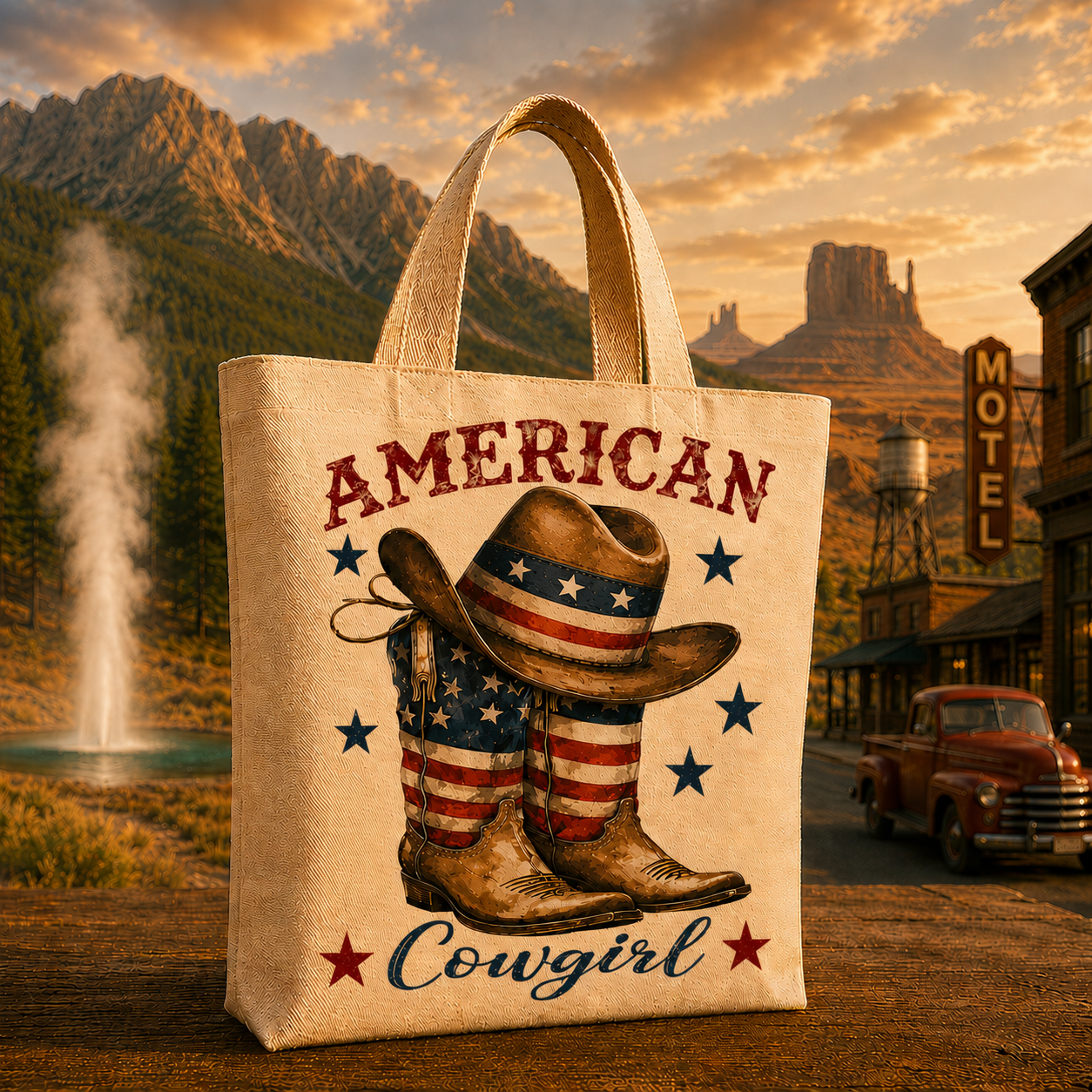 Tote bag Collection "America" (Modèle au choix)