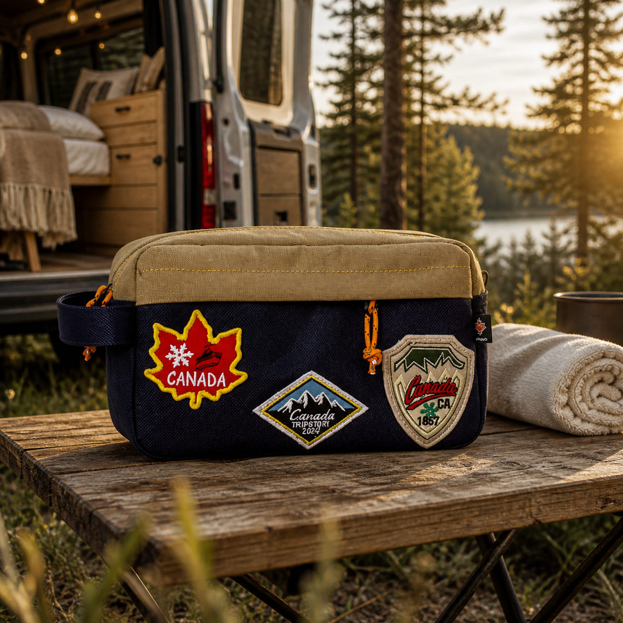 Trousse de toilettes Canada bleu marine