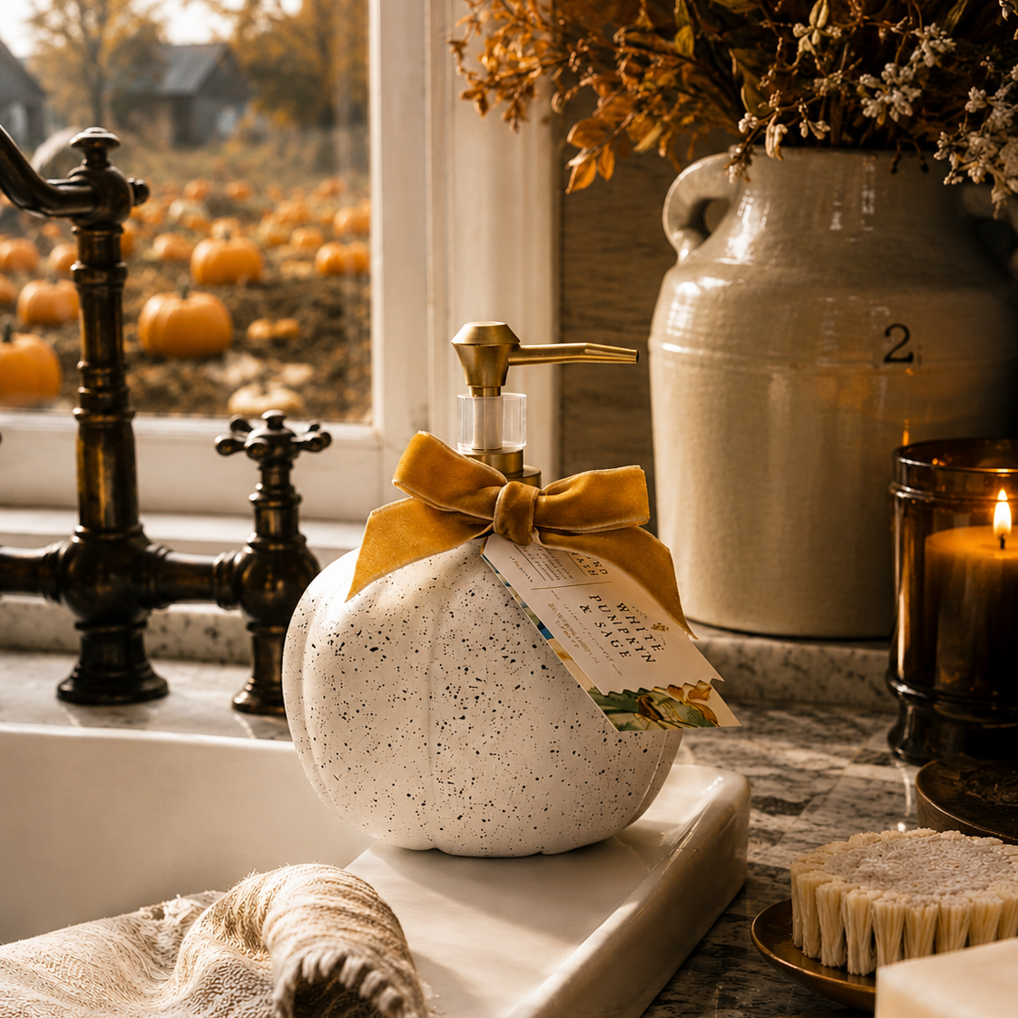Savon main liquide citrouille "White Pumpkin & Sage"