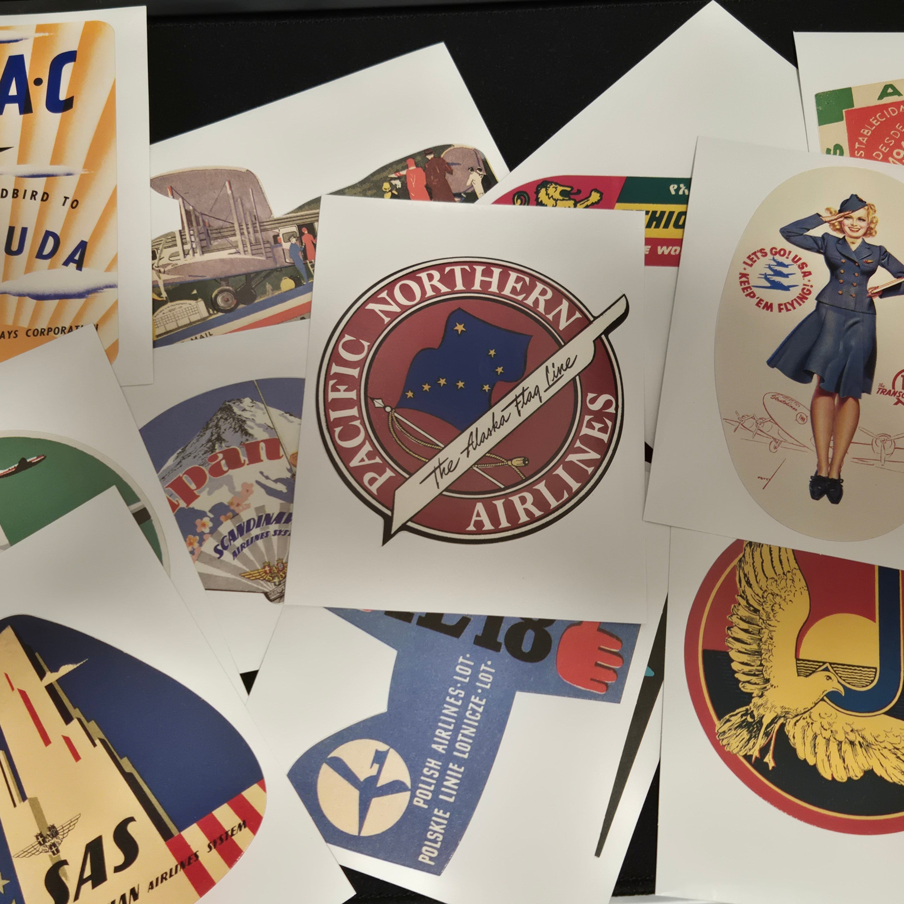 Boite d'autocollant wings of the world
