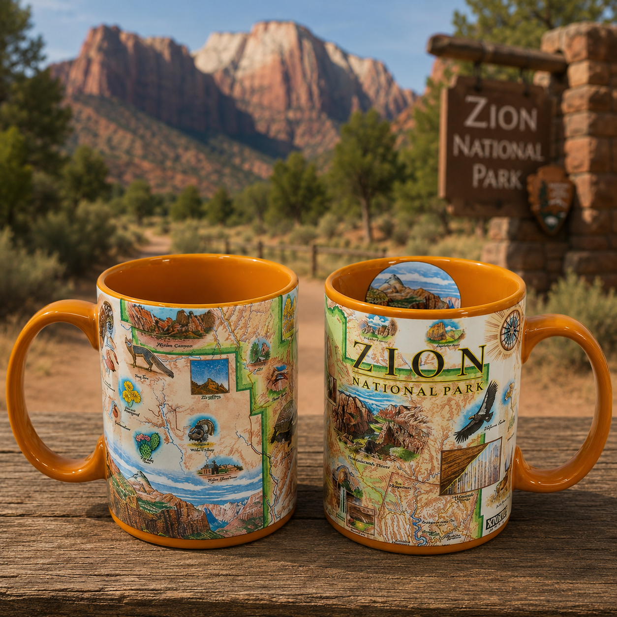 Mug Zion National Park
